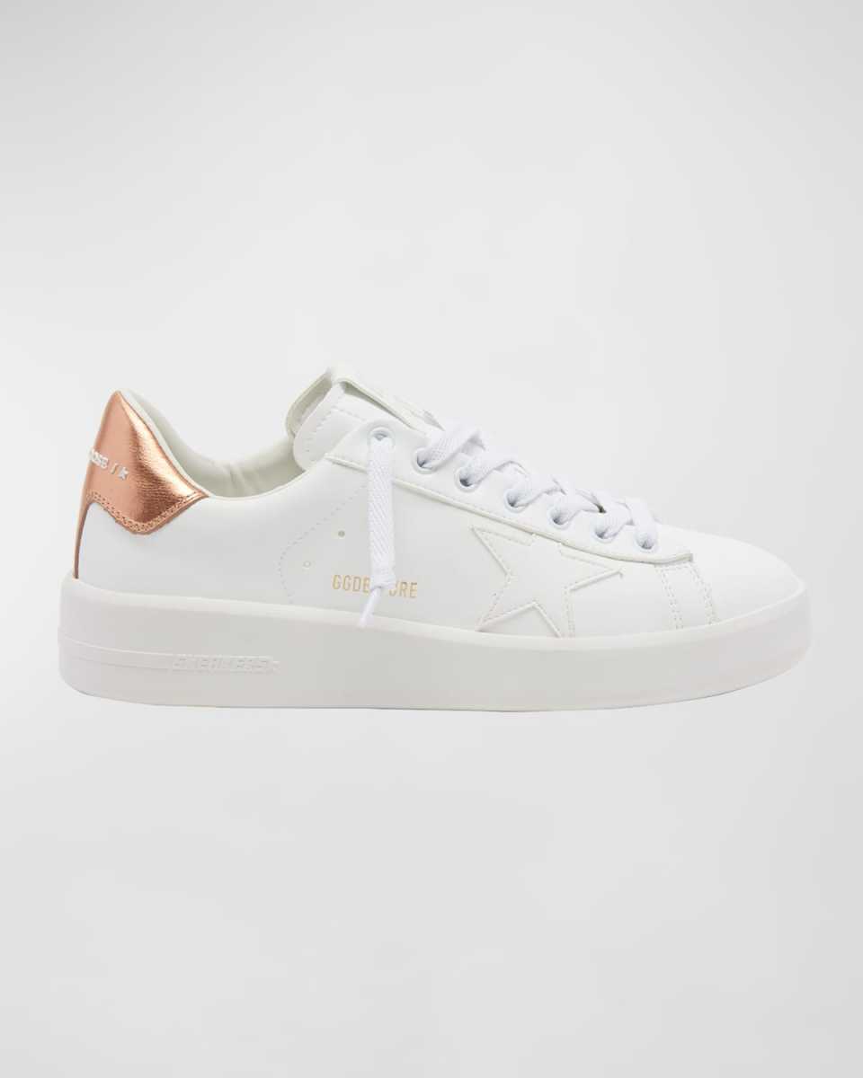 Pure Star Bicolor Leather Low-Top Sneakers